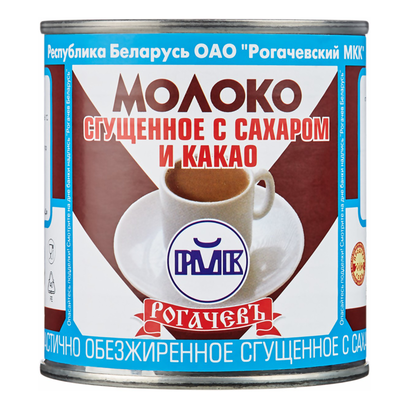 Фото Молочные консервы Молоко сгущенное с какао 7,5%, Рогачевъ, 380 г